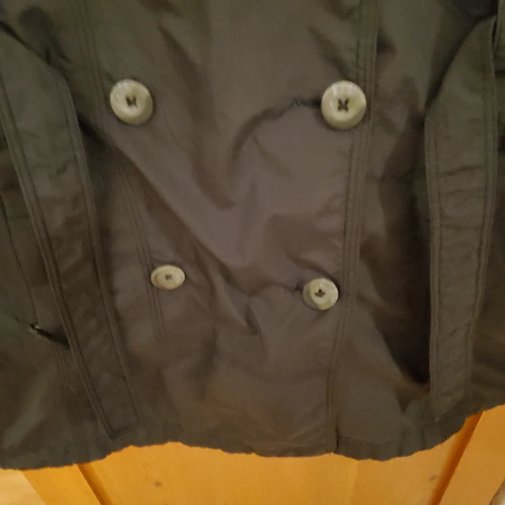 The North Face Black Double-Breasted Jacket Size 12/14 EUC